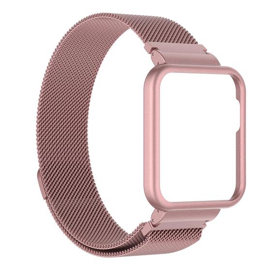 Microsonic Xiaomi Poco Watch Milanese Loop Kordon Pembe