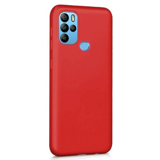 Microsonic Matte Silicone General Mobile GM 21 Pro Kılıf Kırmızı