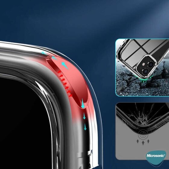 Microsonic Apple iPhone 14 Kılıf Heavy Drop Şeffaf