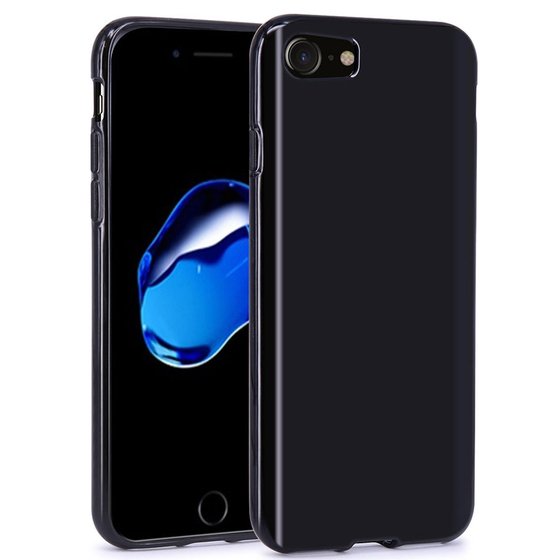 Microsonic Apple iPhone 8 Kılıf Transparent Soft Siyah