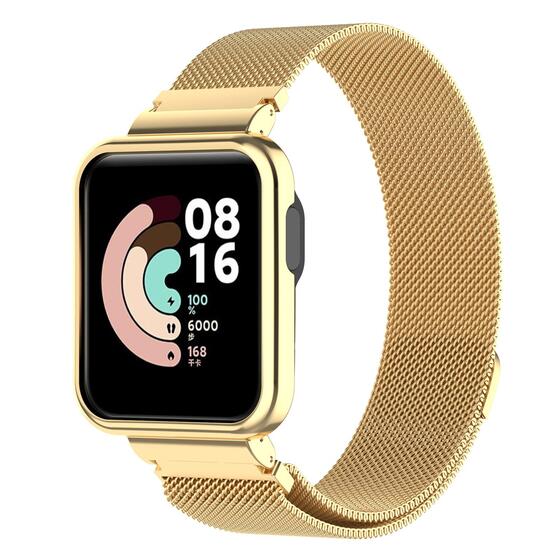 Microsonic Xiaomi Poco Watch Milanese Loop Kordon Gold