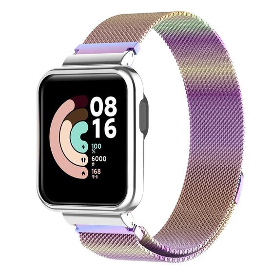 Microsonic Xiaomi Poco Watch Milanese Loop Kordon Çok Renkli