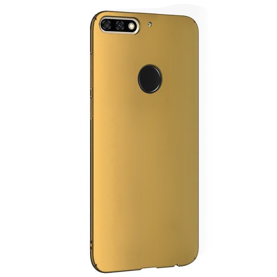 Microsonic Huawei Y7 2018 Kılıf Premium Slim Gold