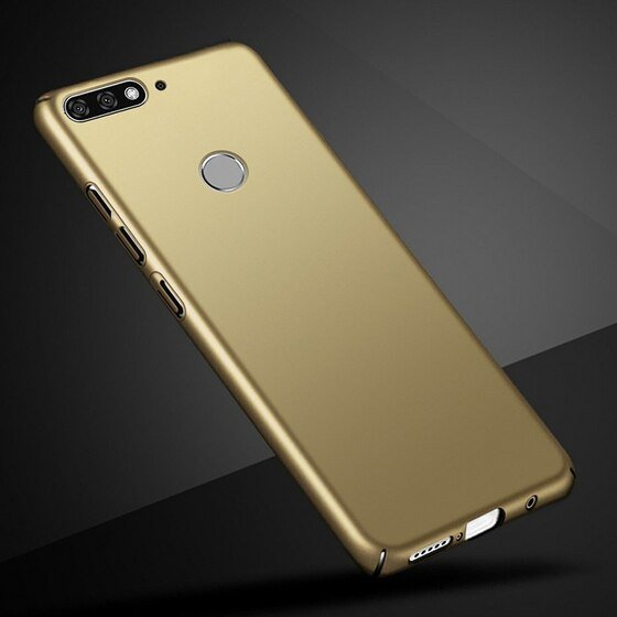 Microsonic Huawei Y7 2018 Kılıf Premium Slim Gold