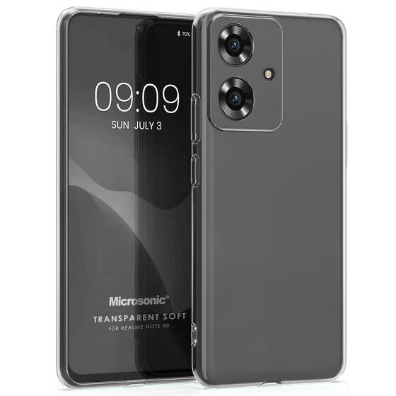Microsonic Realme Note 60 Kılıf Transparent Soft Şeffaf