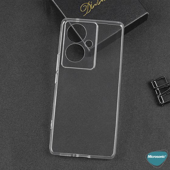 Microsonic Realme Note 60 Kılıf Transparent Soft Şeffaf