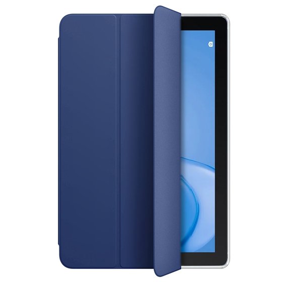 Microsonic Huawei MatePad T10 Kılıf Slim Translucent Back Smart Cover Lacivert