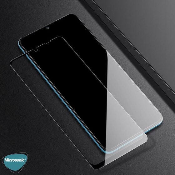 Microsonic Oppo A38 Tam Kaplayan Temperli Cam Ekran Koruyucu Siyah