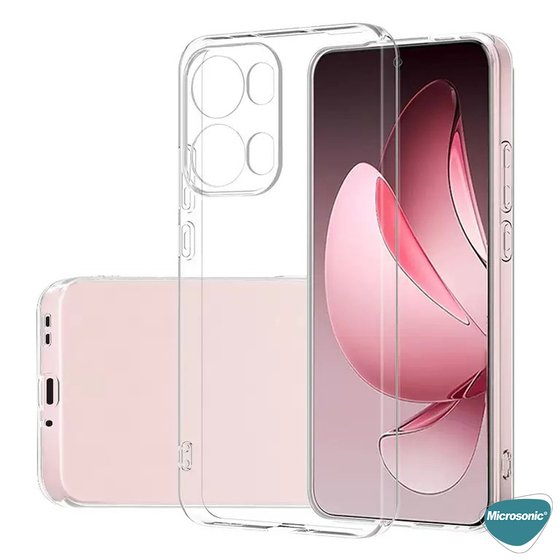 Microsonic Oppo Reno 13 Pro Kılıf Transparent Soft Şeffaf
