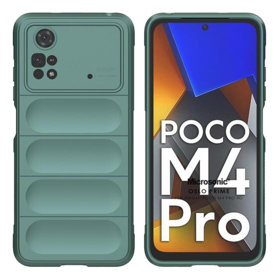 Microsonic Xiaomi Poco M4 Pro 4G Kılıf Oslo Prime Yeşil