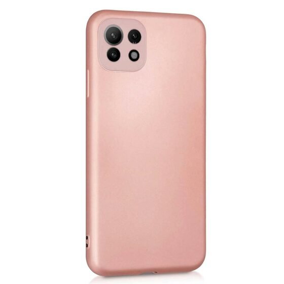 Microsonic Matte Silicone Xiaomi Mi 11 Lite Kılıf Rose Gold