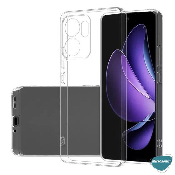 Microsonic Oppo Reno 13F 5G Kılıf Transparent Soft Şeffaf