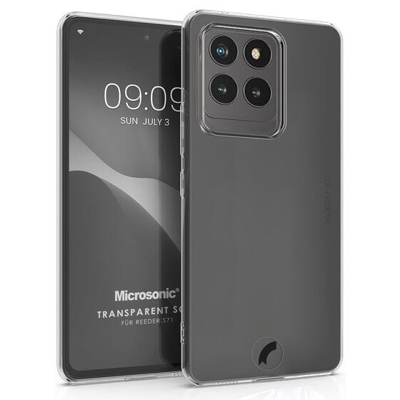 Microsonic Reeder S71 Kılıf Transparent Soft Şeffaf