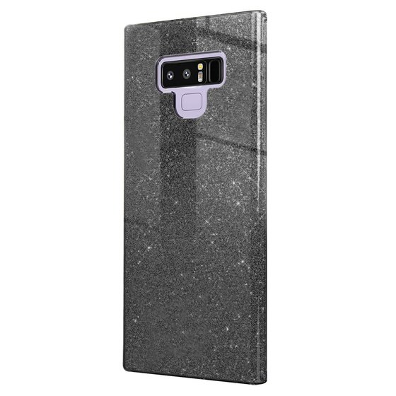 Microsonic Samsung Galaxy Note 9 Kılıf Sparkle Shiny Siyah