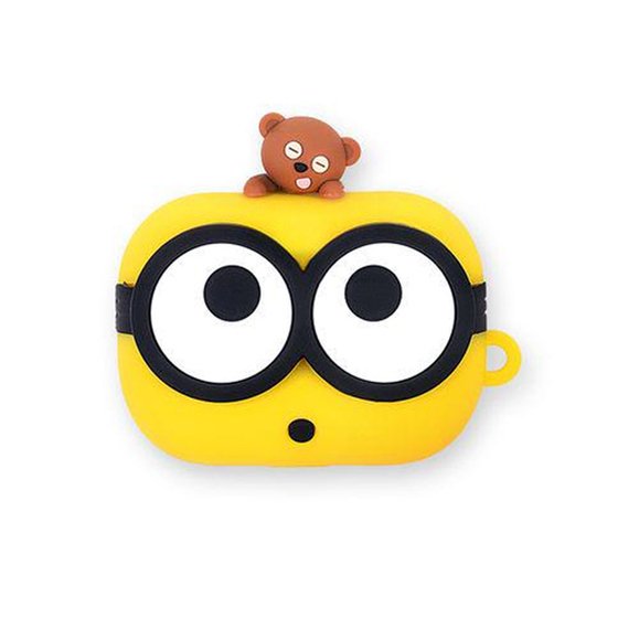 Microsonic AirPods Pro Kılıf Cartoon Figürlü Silikon Minion Tim