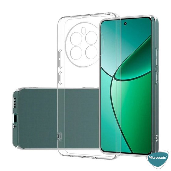 Microsonic Realme 12 Plus Kılıf Transparent Soft Şeffaf