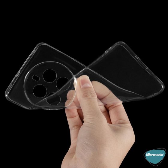 Microsonic Realme 12 Plus Kılıf Transparent Soft Şeffaf