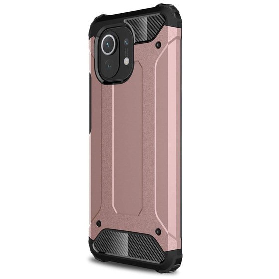 Microsonic Xiaomi Mi 11 Kılıf Rugged Armor Rose Gold