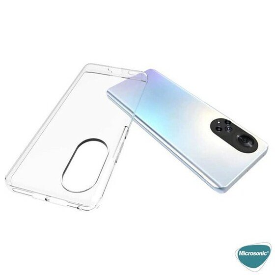 Microsonic Honor 50 Kılıf Transparent Soft Beyaz