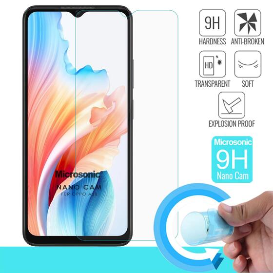 Microsonic Oppo A38 Nano Glass Cam Ekran Koruyucu