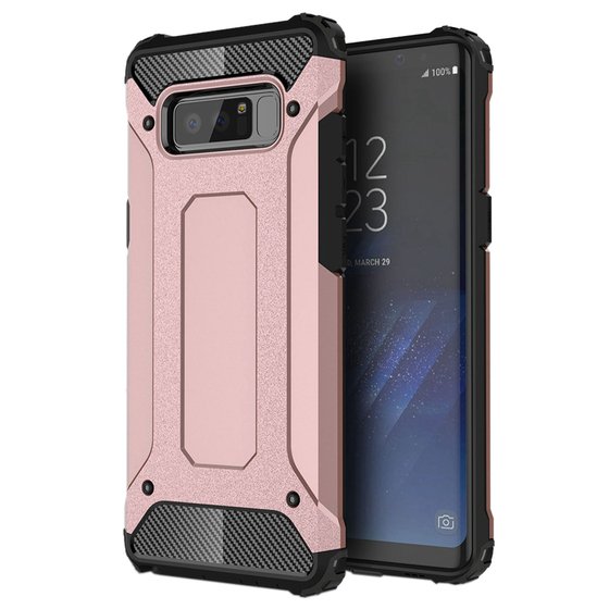 Microsonic Samsung Note 8 Kılıf Rugged Armor Rose Gold