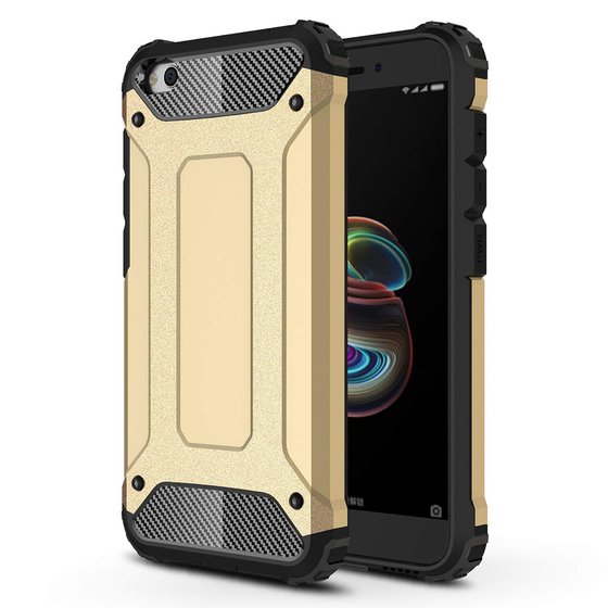 Microsonic Xiaomi Redmi Go Kılıf Rugged Armor Gold