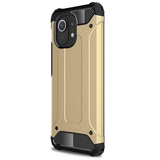 Microsonic Xiaomi Mi 11 Kılıf Rugged Armor Gold