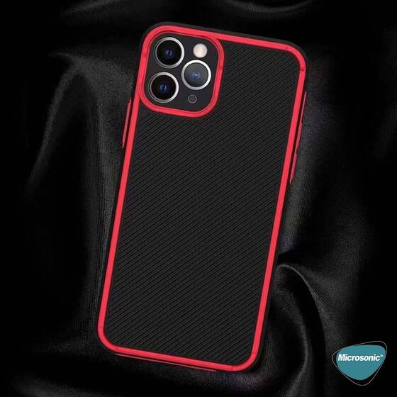 Microsonic Apple iPhone 13 Pro Max Kılıf Chester Carbon Siyah