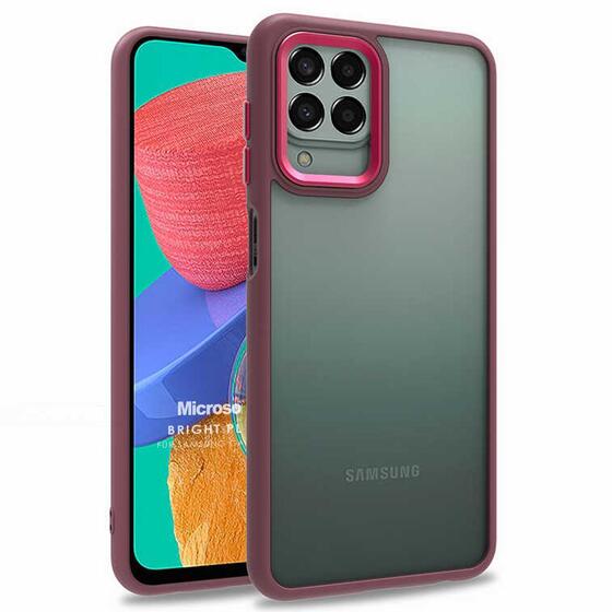 Microsonic Samsung Galaxy M33 Kılıf Bright Planet Kırmızı