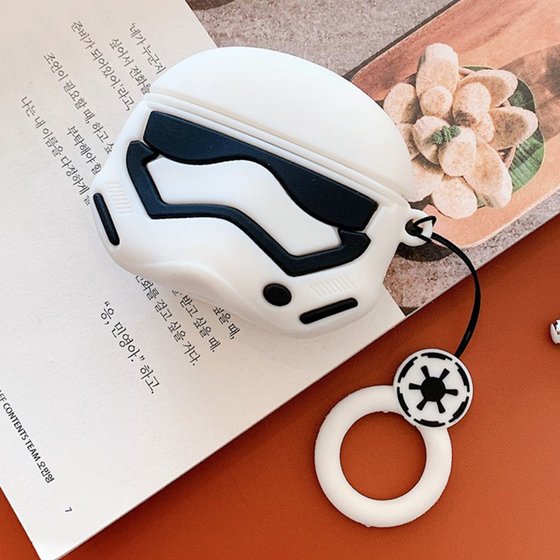 Microsonic AirPods Pro Kılıf Cartoon Figürlü Silikon Stormtrooper