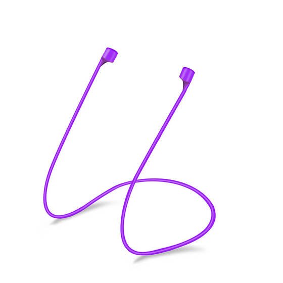 Microsonic Airpods 4.Nesil / ANC Manyetik Mıknatıslı Kulaklık İpi Mor