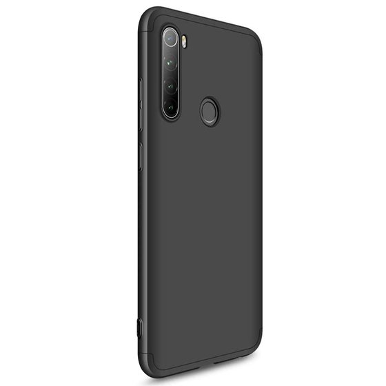 Microsonic Xiaomi Redmi Note 8 Kılıf Double Dip 360 Protective Siyah