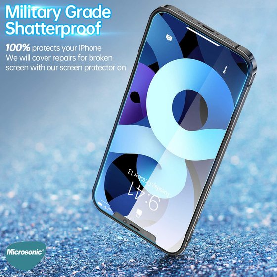 Microsonic Apple iPhone 13 Pro Max Tempered Glass Cam Ekran Koruyucu