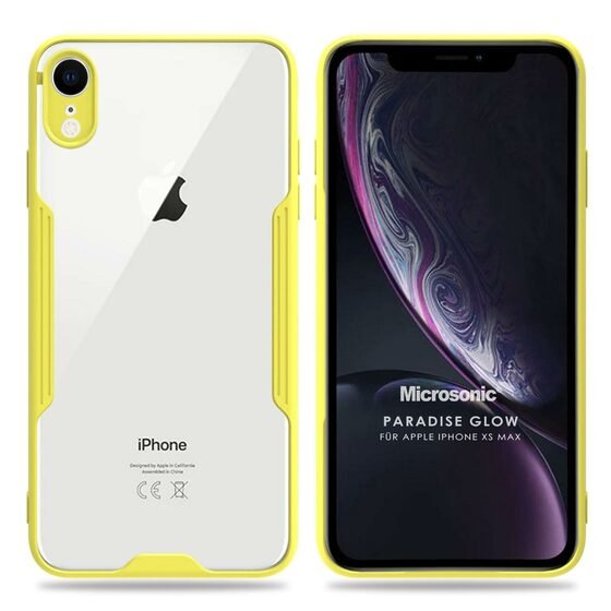 Microsonic Apple iPhone XR Kılıf Paradise Glow Sarı