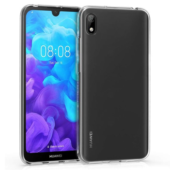 Microsonic Huawei Y5 2019 Kılıf Transparent Soft Beyaz