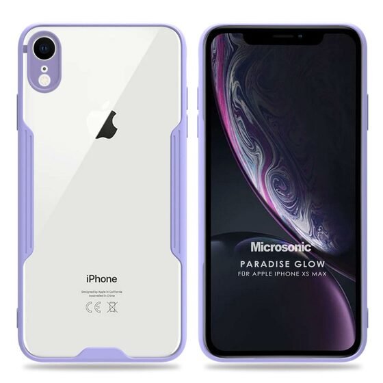 Microsonic Apple iPhone XR Kılıf Paradise Glow Lila