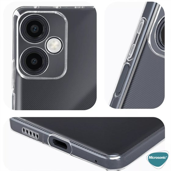 Microsonic Oppo A3 Kılıf Transparent Soft Şeffaf