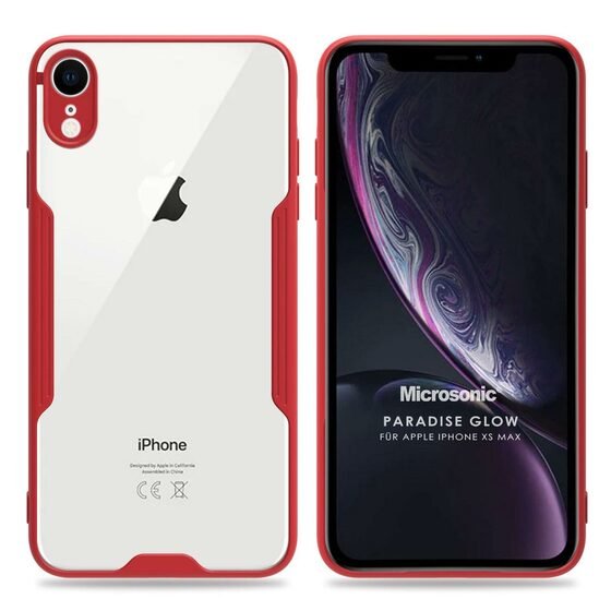 Microsonic Apple iPhone XR Kılıf Paradise Glow Kırmızı