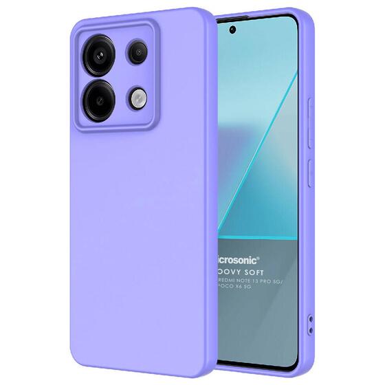 Microsonic Xiaomi Redmi Note 13 Pro 5G Kılıf Groovy Soft Lila