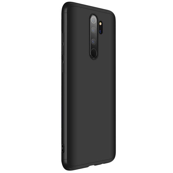 Microsonic Xiaomi Redmi Note 8 Pro Kılıf Double Dip 360 Protective Siyah