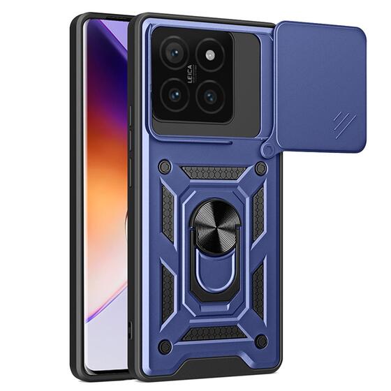 Microsonic Xiaomi 14T Kılıf Impact Resistant Lacivert