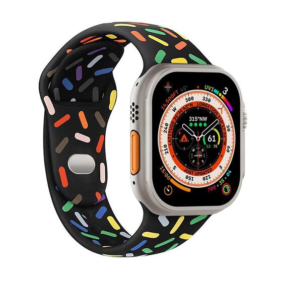 Microsonic Apple Watch Series 10 42mm Kordon Harmony Edition Siyah