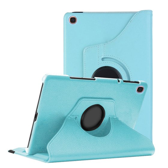 Microsonic Huawei MediaPad T3 7'' Kılıf 360 Rotating Stand Deri Mavi