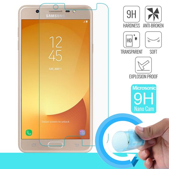 Microsonic Samsung Galaxy J7 Max Nano Cam Ekran koruyucu Kırılmaz film