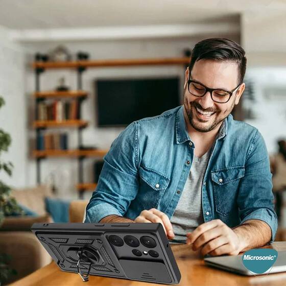Microsonic Honor Magic 6 Pro Kılıf Impact Resistant Lacivert