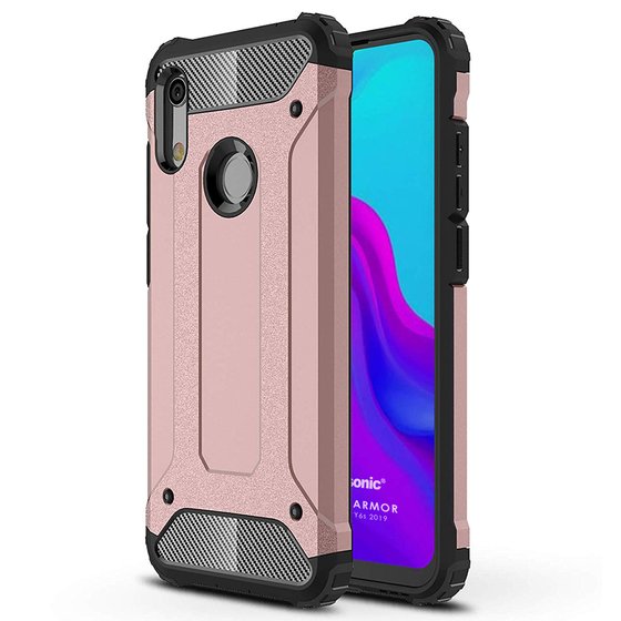 Microsonic Huawei Y6s 2019 Kılıf Rugged Armor Rose Gold