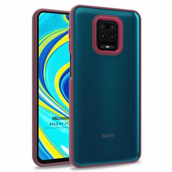 Microsonic Xiaomi Redmi Note 9S Kılıf Bright Planet Kırmızı