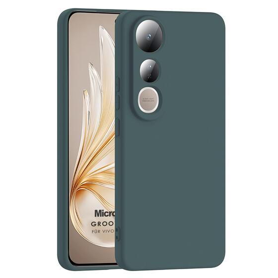 Microsonic Vivo V50 Lite 5G Kılıf Groovy Soft Koyu Yeşil