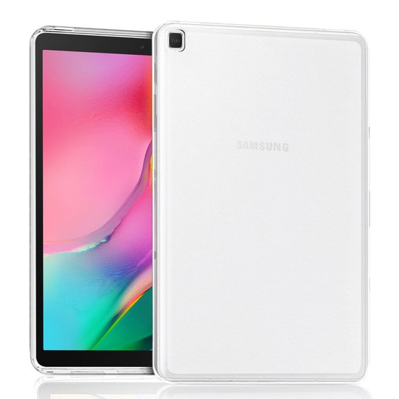 Microsonic Samsung Galaxy Tab A 10.1'' T510 Kılıf Transparent Soft Beyaz