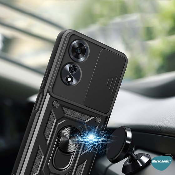 Microsonic Honor 70 Kılıf Impact Resistant Siyah